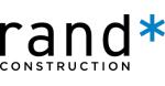 Logo for rand* construction corporation
