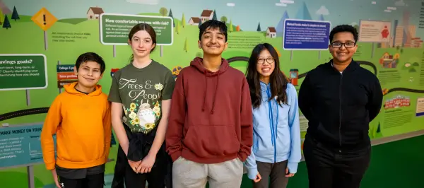 A group of students standing together