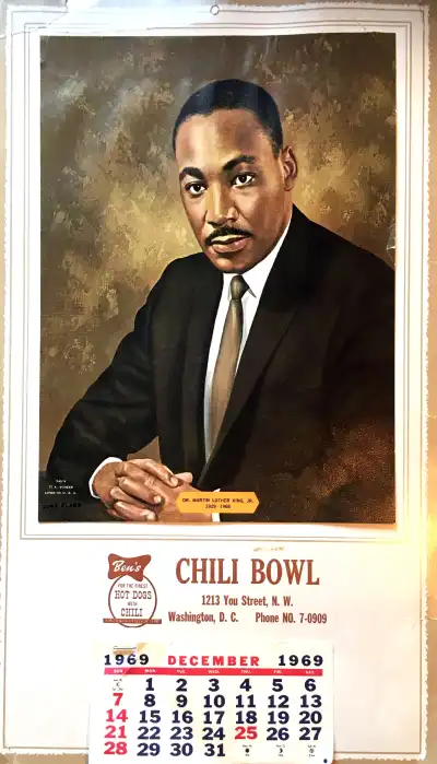 Image of a calendar featuring Marin Luther King Jr.