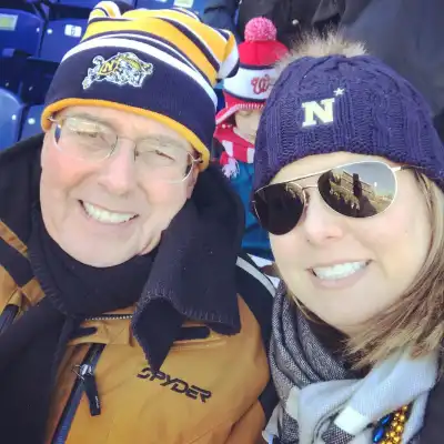 a photo of a father and daughter