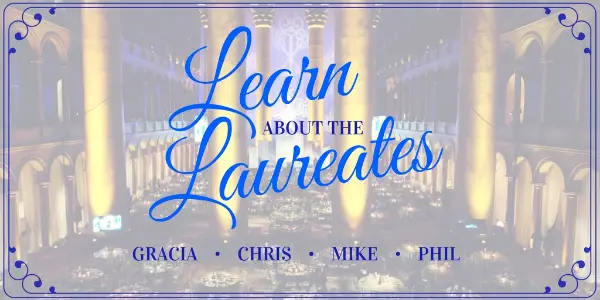 learn about the laureates logo