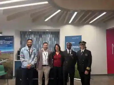 Six people posing for photo